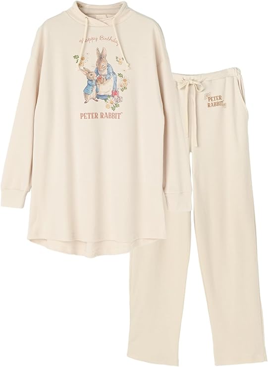 Amazon | [repose time] ルームウェア レディース 長袖 上下